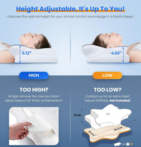Orthopedic Cervical Pillow for Neck & Shoulder Pain Relief