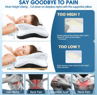 Orthopedic Cervical Pillow for Neck & Shoulder Pain Relief